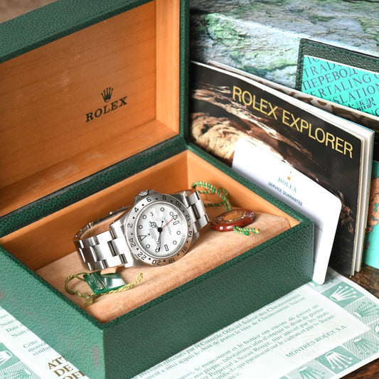 Rolex Explorer II Polar White Oyster - A Serial 2000 - 16570 - Boxed & Papers