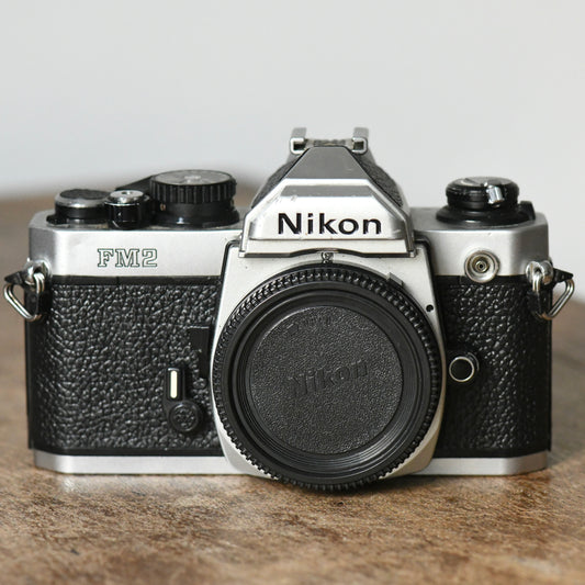 Nikon FM2N Silver Chrome 35mm SLR Film Camera Body Only