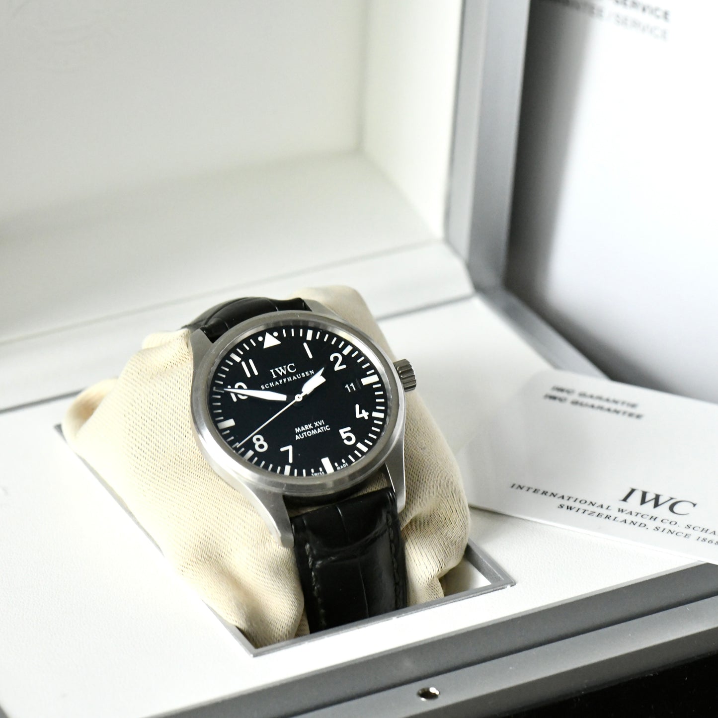 IWC Pilot Mark XVI Black Dial IW325501 Men's Watch - 2007 - Boxed & Papers