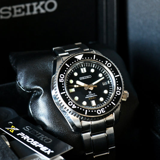 Seiko Marine Master 300m SLA021J1 Black Dial 8L35 Dive Watch 2024 Boxed & Papers