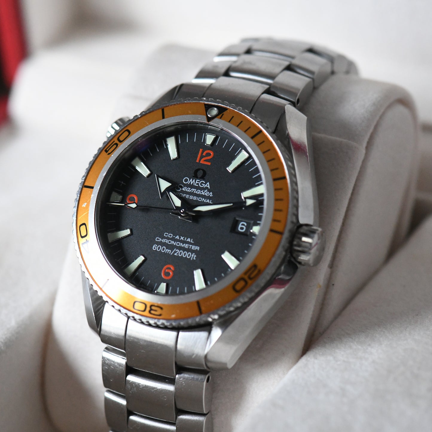 Omega Seamaster Planet Ocean 600m Co-Axial 42mm Full Set Box & Papers
