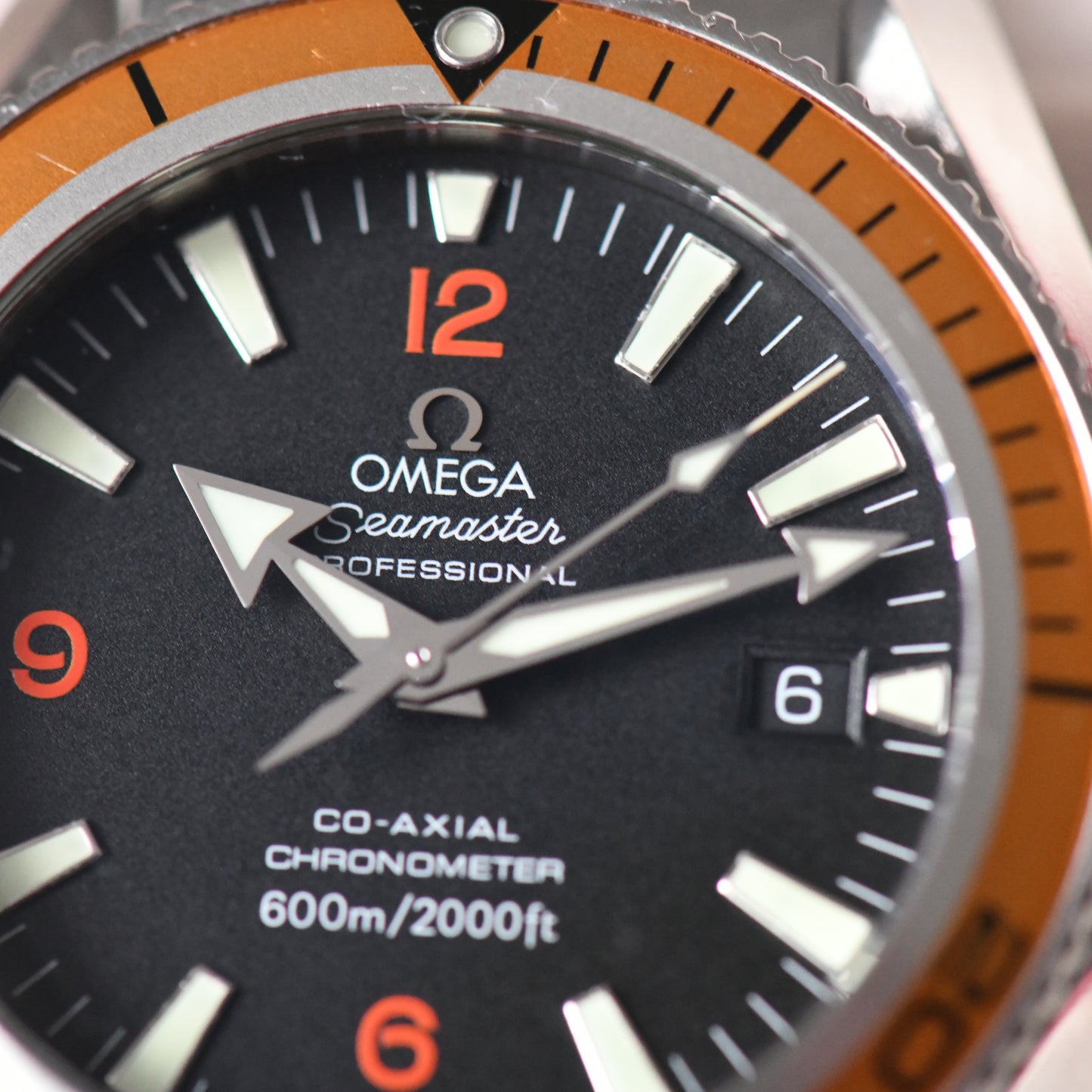 Omega Seamaster Planet Ocean 600m Co-Axial 42mm Full Set Box & Papers