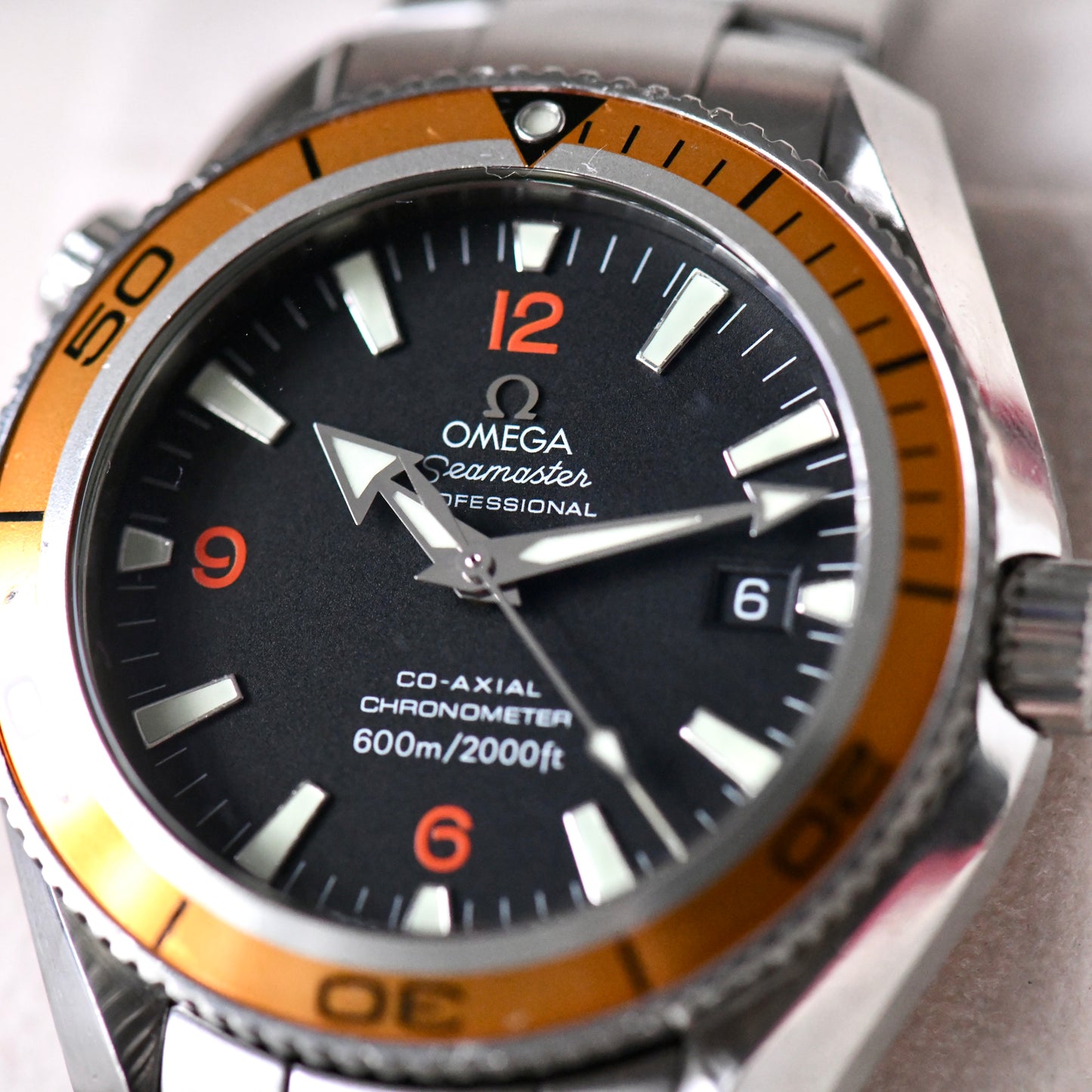 Omega Seamaster Planet Ocean 600m Co-Axial 42mm Full Set Box & Papers