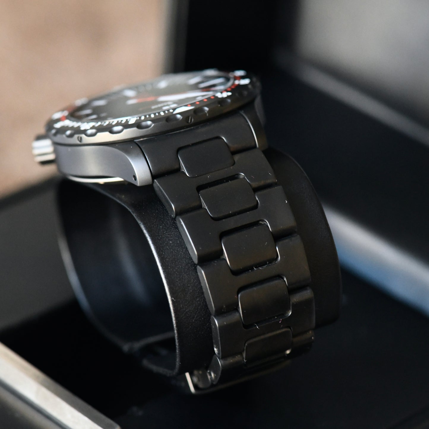 Sinn UX EZM 2B Hydro 5000m Dive Watch Black Tegimented 2023 Mint Boxed & Papers