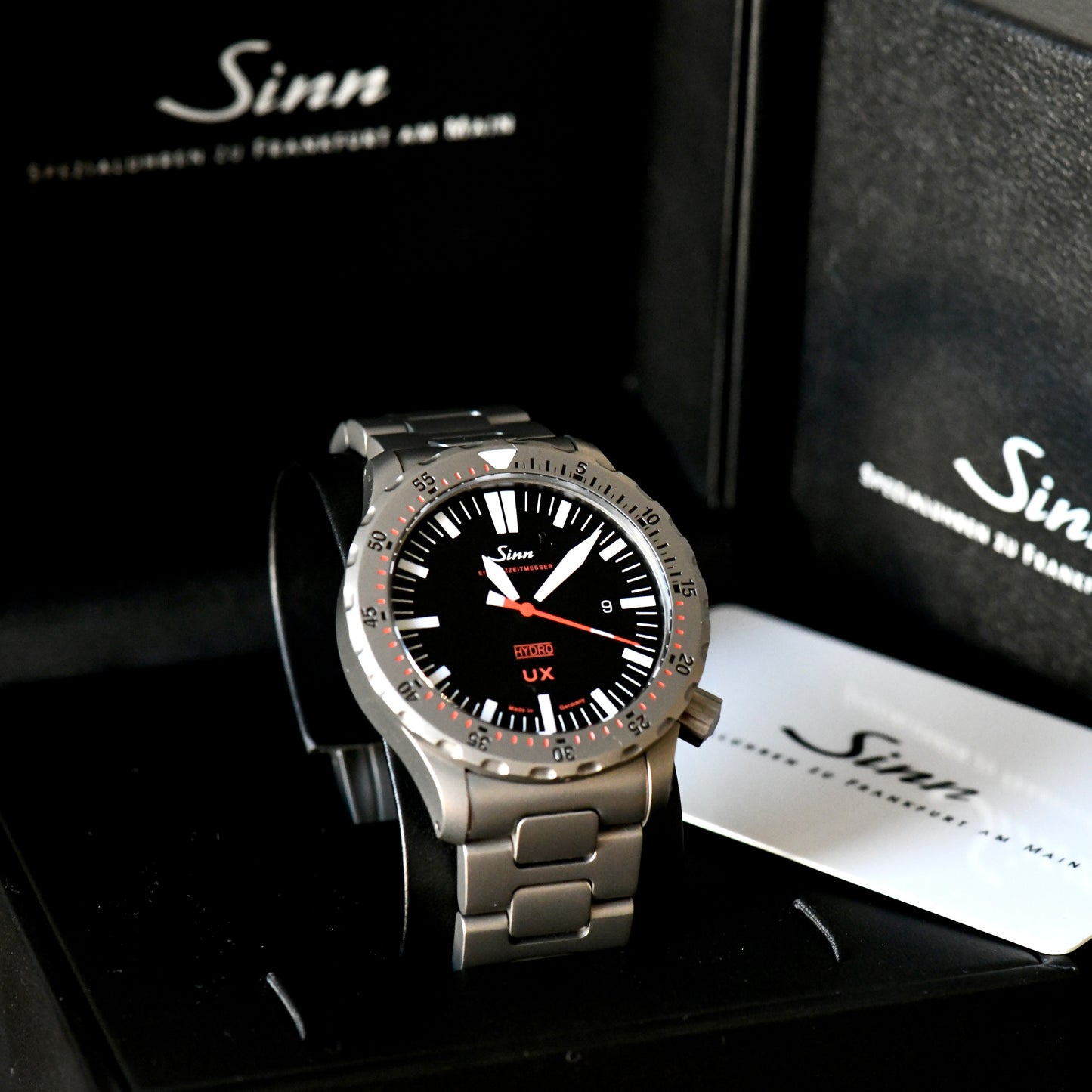 Sinn UX EZM 2B Hydro 5000m Dive Watch Fully Tegimented 2023 Mint Boxed & Papers