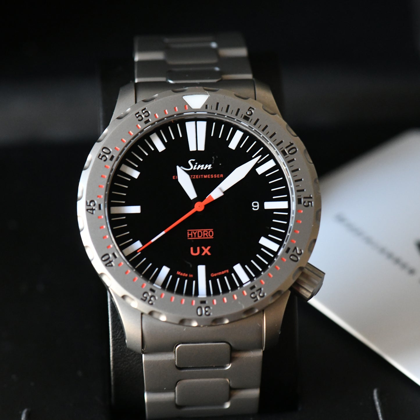 Sinn UX EZM 2B Hydro 5000m Dive Watch Fully Tegimented 2023 Mint Boxed & Papers
