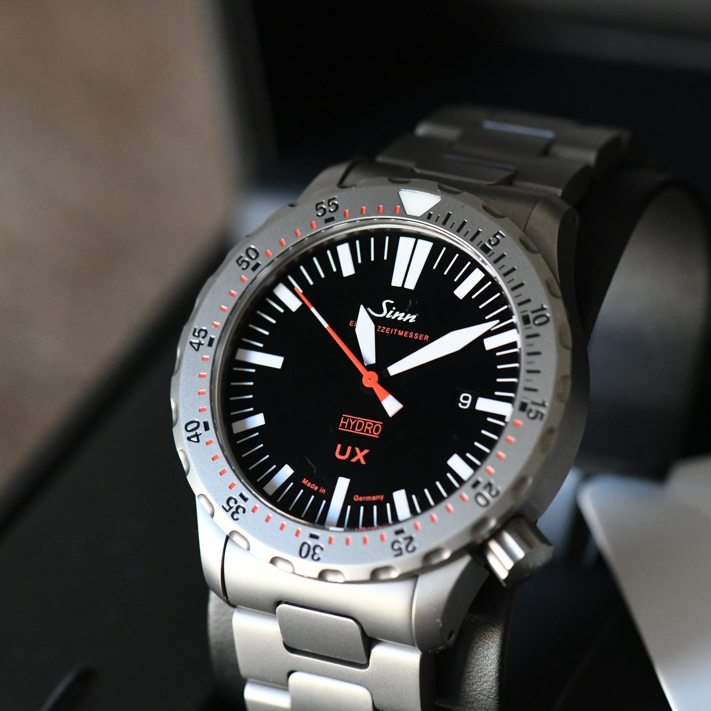 Sinn UX EZM 2B Hydro 5000m Dive Watch Fully Tegimented 2023 Mint Boxed & Papers