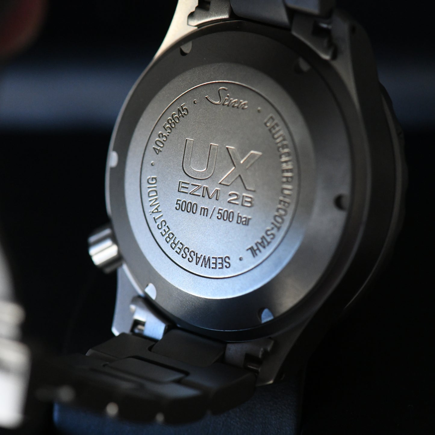 Sinn UX EZM 2B Hydro 5000m Dive Watch Fully Tegimented 2023 Mint Boxed & Papers