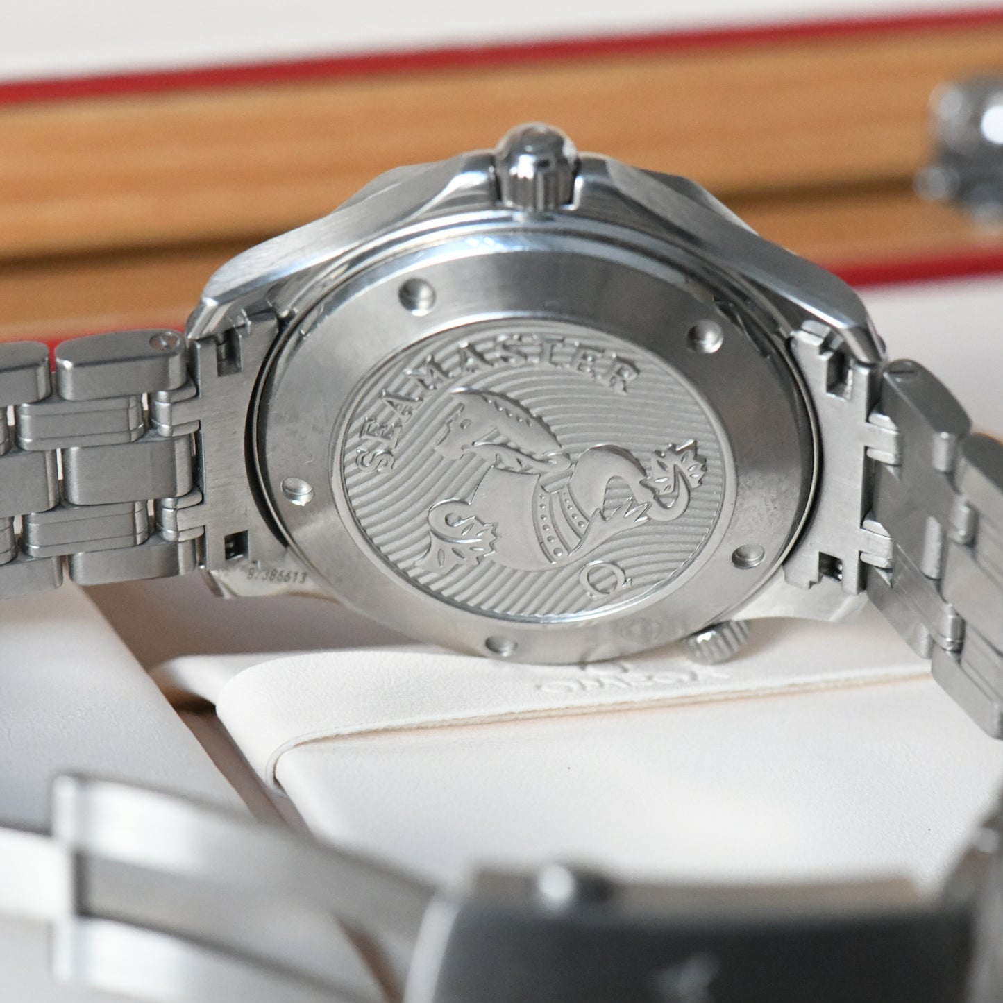 Omega Seamaster Pro 300m Black Ceramic Bezel Co-Axial 41mm Automatic Watch B&P