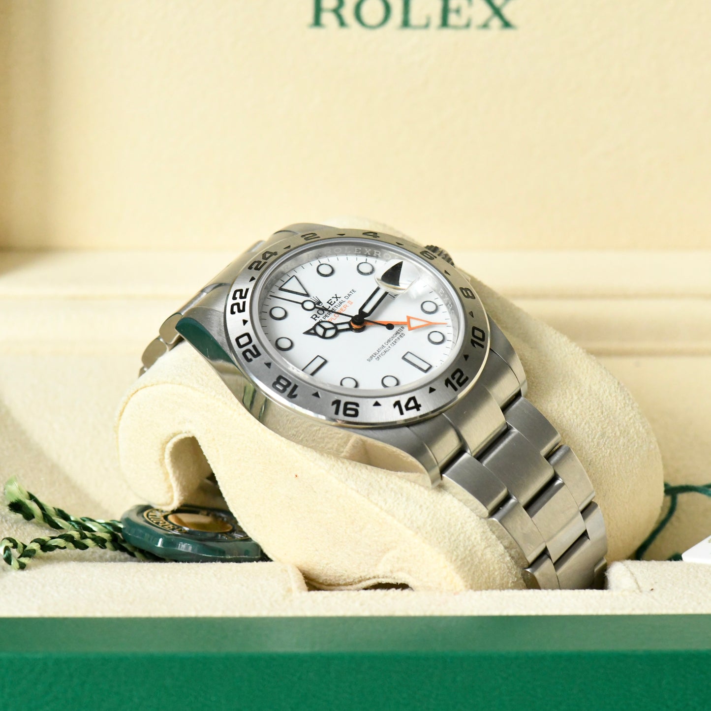 Rolex Explorer II White Polar 226570 Men's Watch Full Set 2022 Boxed & Papers