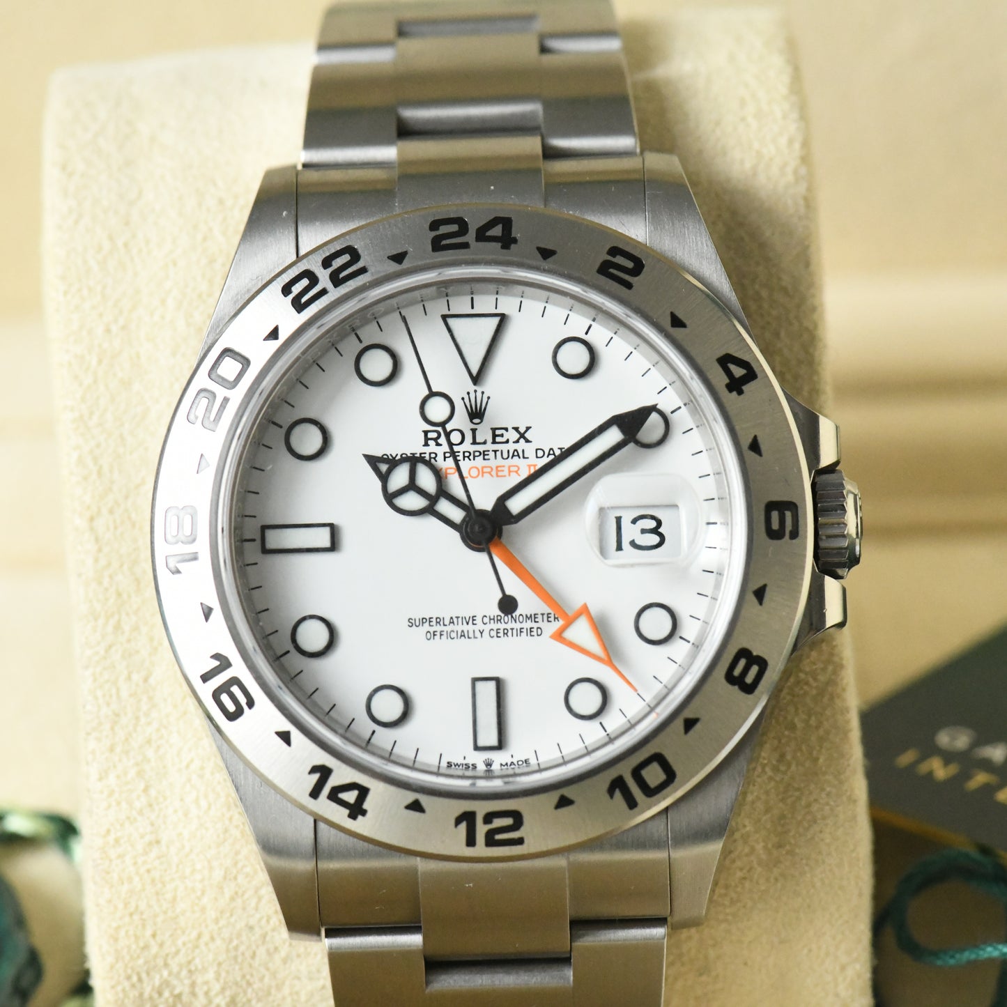 Rolex Explorer II White Polar 226570 Men's Watch Full Set 2022 Boxed & Papers