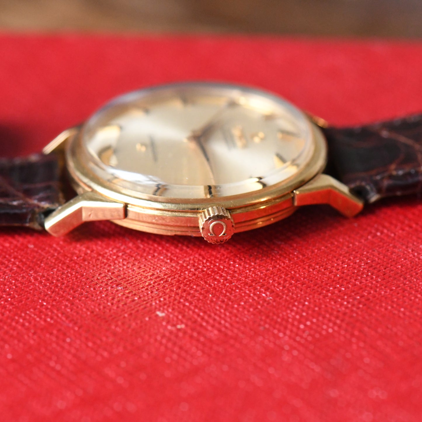 Omega Constellation 18k Solid Gold Pie Pan - Dog Leg - 18ct - 1962 - Men's Watch