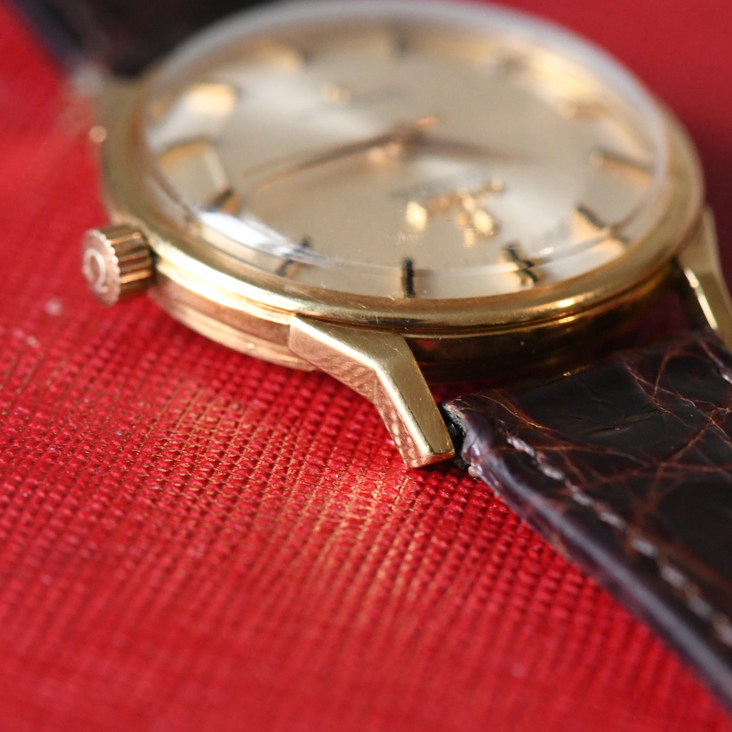 Omega Constellation 18k Solid Gold Pie Pan - Dog Leg - 18ct - 1962 - Men's Watch