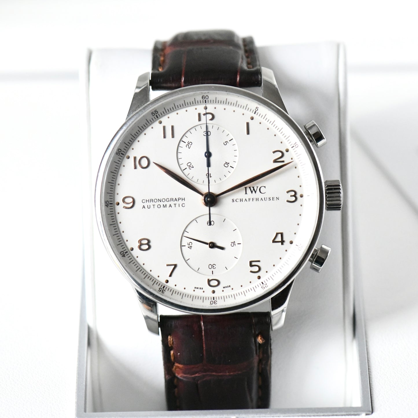 IWC Portugieser Chronograph IW371401 Men's Watch Portuguese -Boxed & Papers
