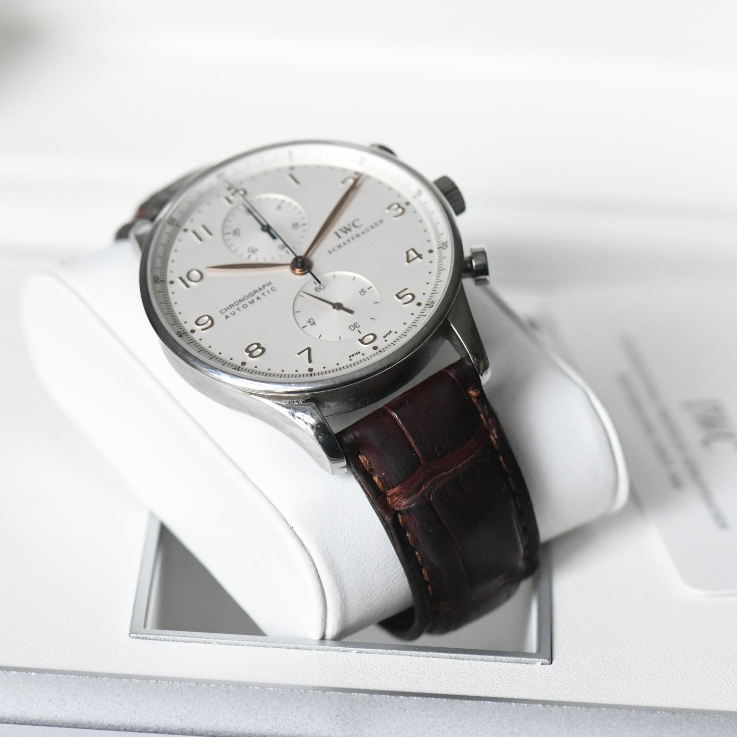 IWC Portugieser Chronograph IW371401 Men's Watch Portuguese -Boxed & Papers
