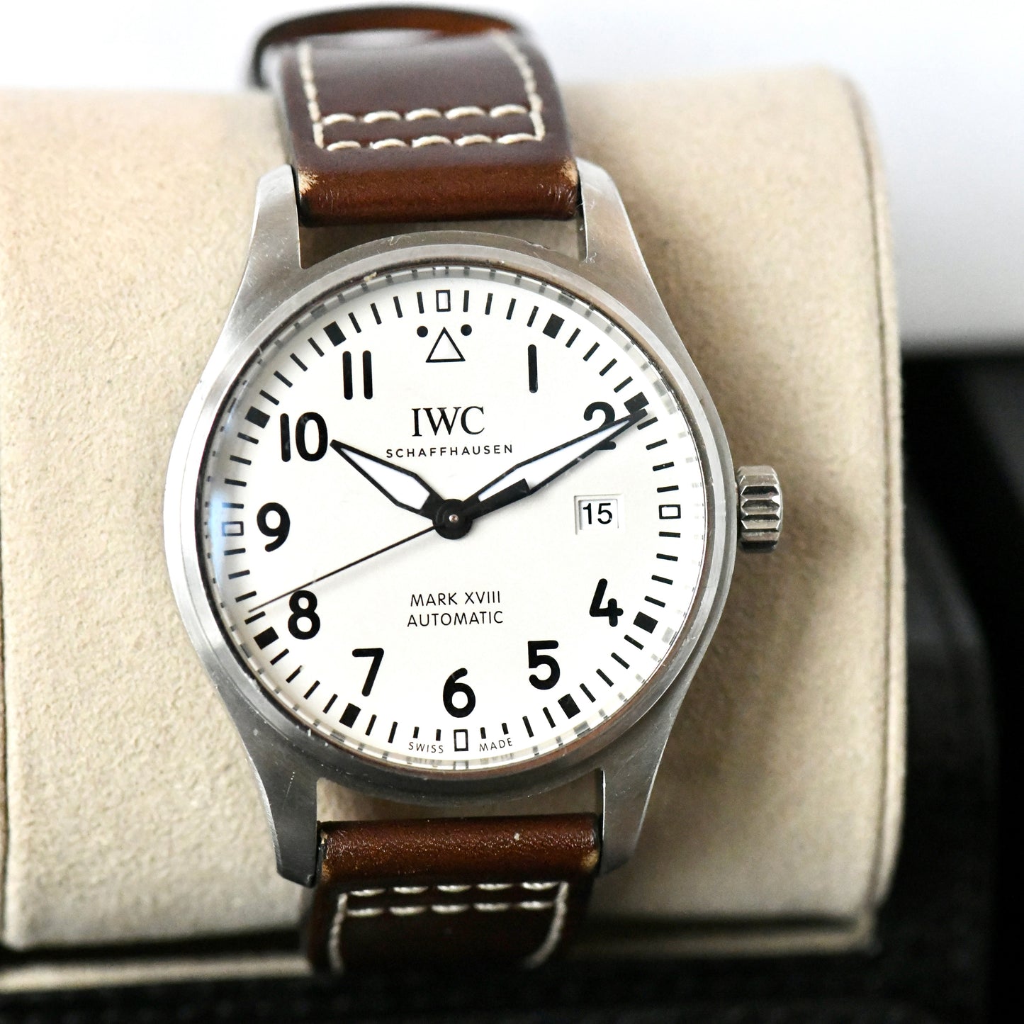 IWC Pilot Mark XVIII White Dial IW327012 Men's Watch - 2019 - Boxed & Papers