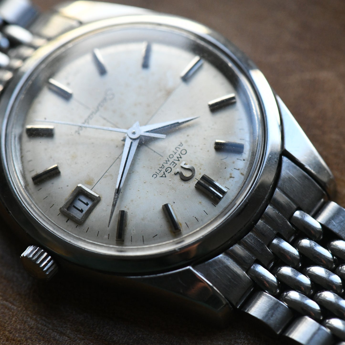 Omega Seamaster 1968 Automatic Cross Hair 166.010 Stainless Steel Watch Cal.565
