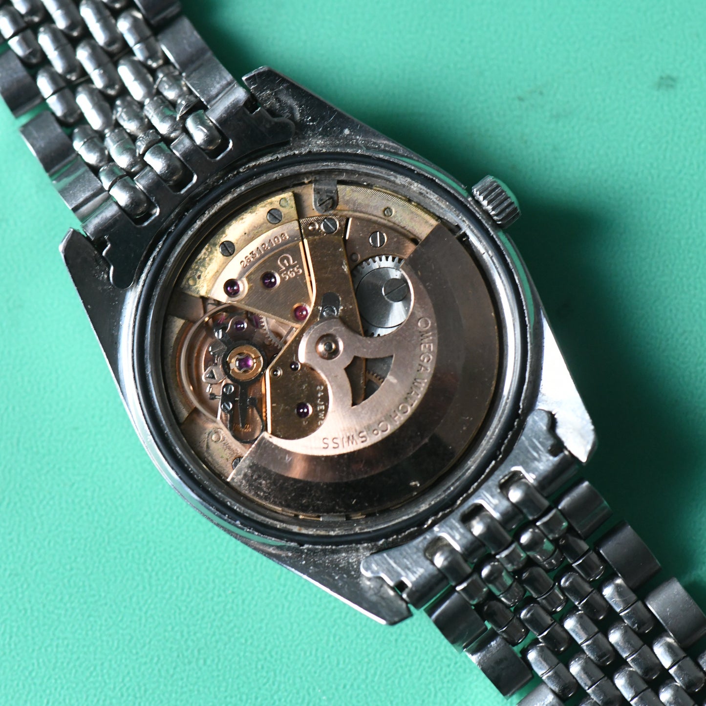 Omega Seamaster 1968 Automatic Cross Hair 166.010 Stainless Steel Watch Cal.565