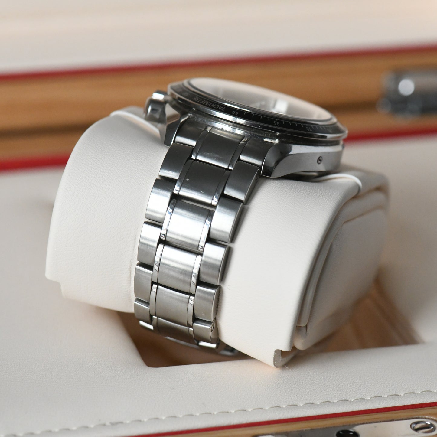Omega Speedmaster Racing Reverse Panda 2017 Co-Axial Chronograph - Box & Papers