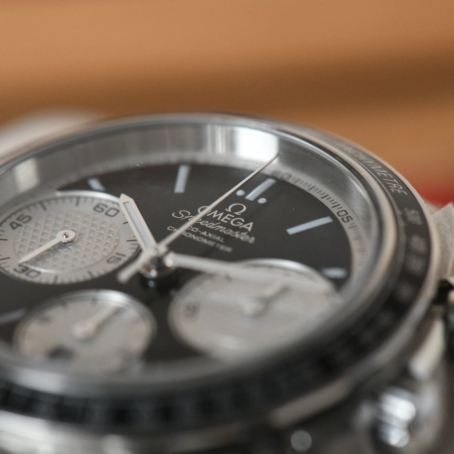 Omega Speedmaster Racing Reverse Panda 2017 Co-Axial Chronograph - Box & Papers