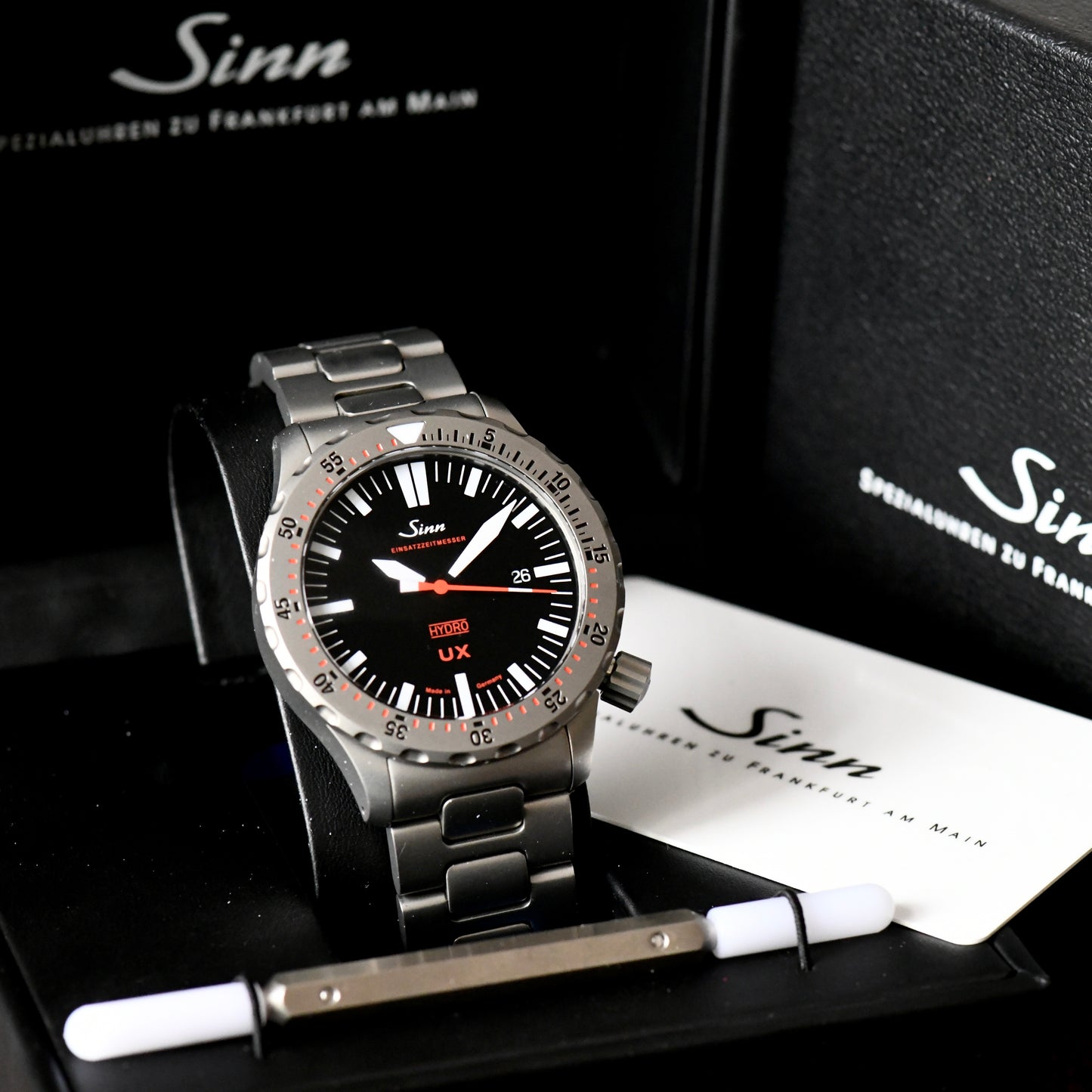 Sinn UX EZM 2B Hydro 5000m Dive Watch 2021 Full Set Boxed & Papers