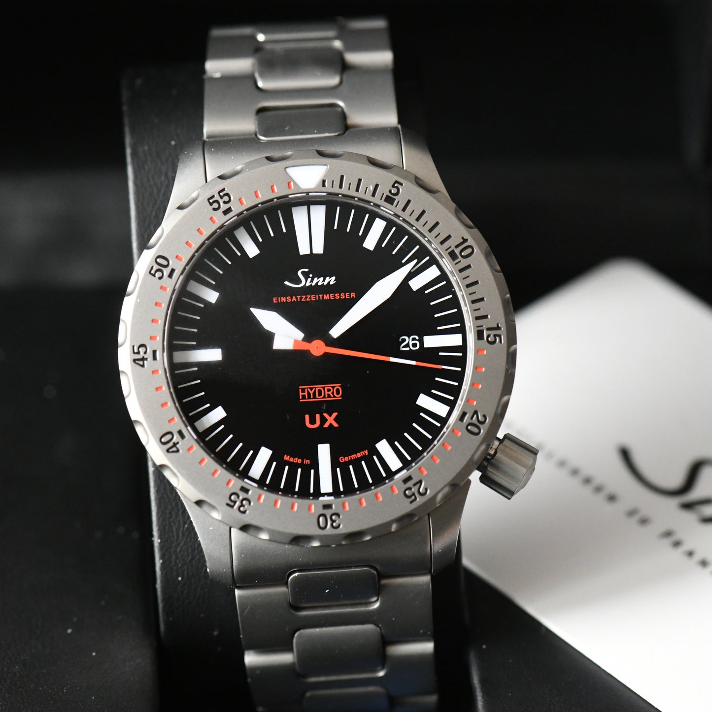 Sinn UX EZM 2B Hydro 5000m Dive Watch 2021 Full Set Boxed & Papers
