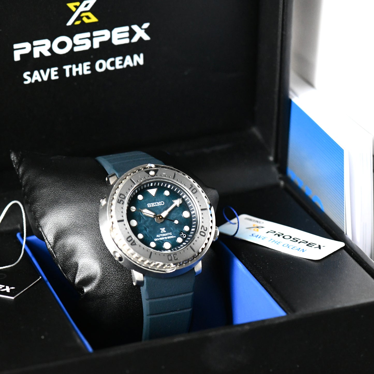 Seiko Antarctica Baby Tuna Save the Ocean Prospex Diver SRPH77K1 Boxed & Papers