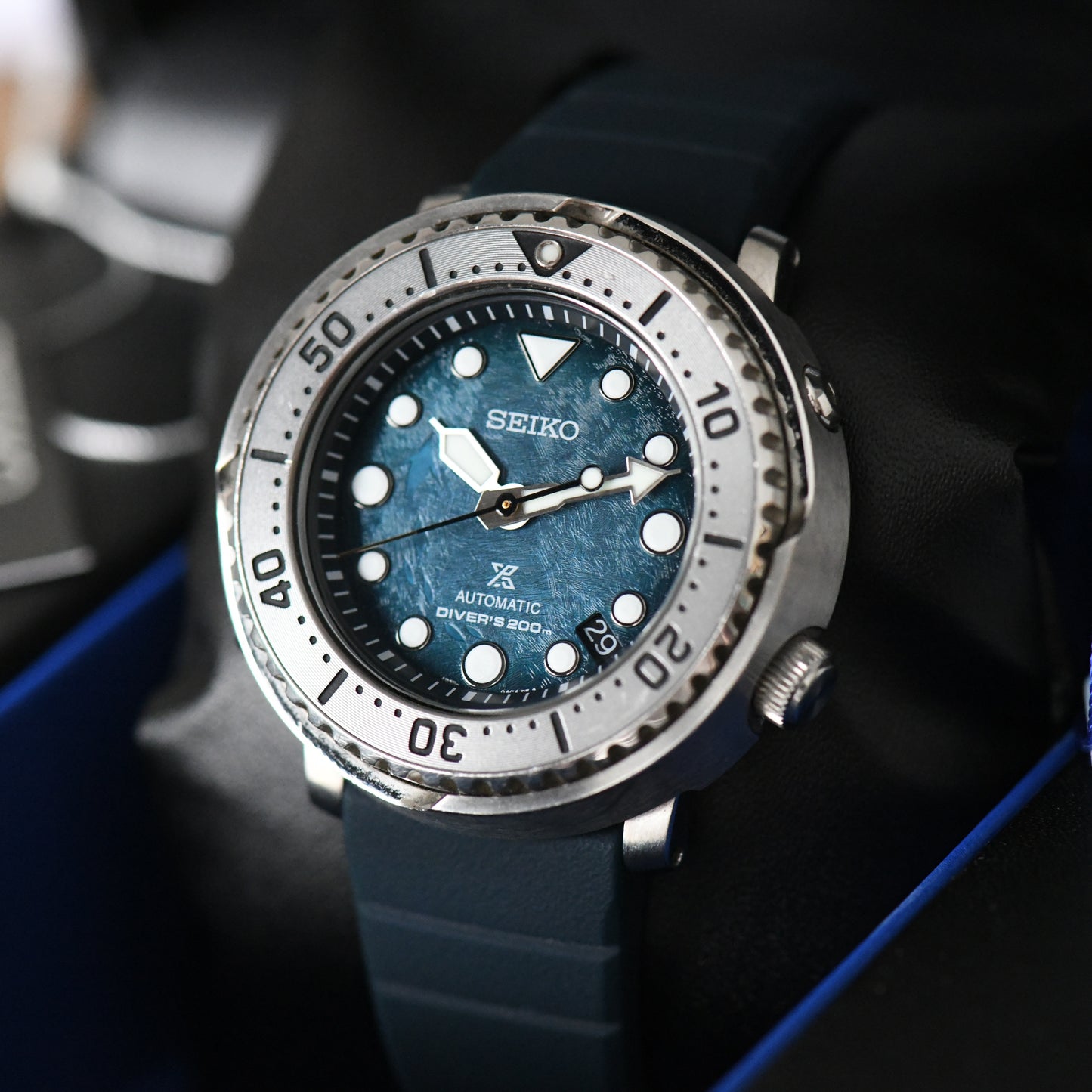 Seiko Antarctica Baby Tuna Save the Ocean Prospex Diver SRPH77K1 Boxed & Papers