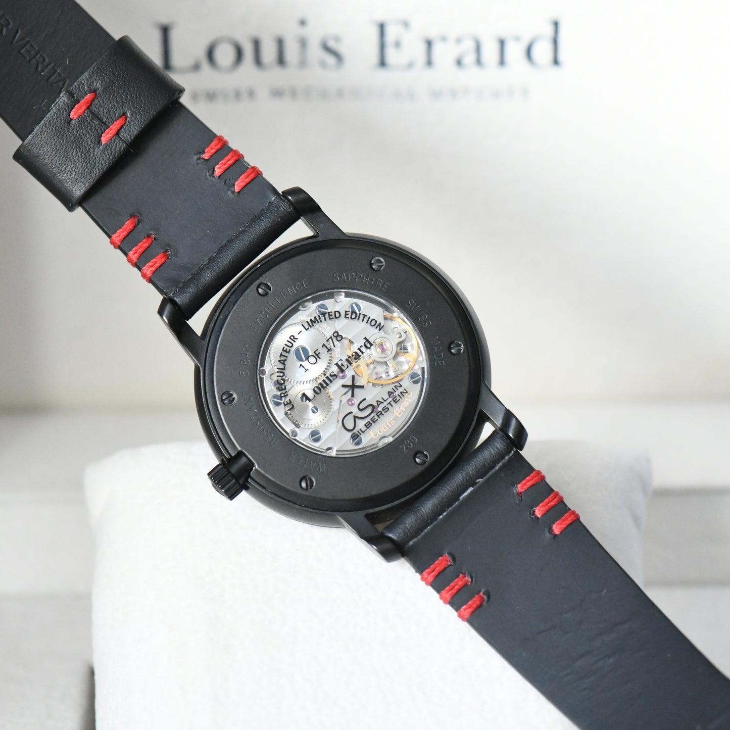 Louis Erard x Alain Silberstein Le Régulateur Excellence Black 1 of 178 LE - B&P