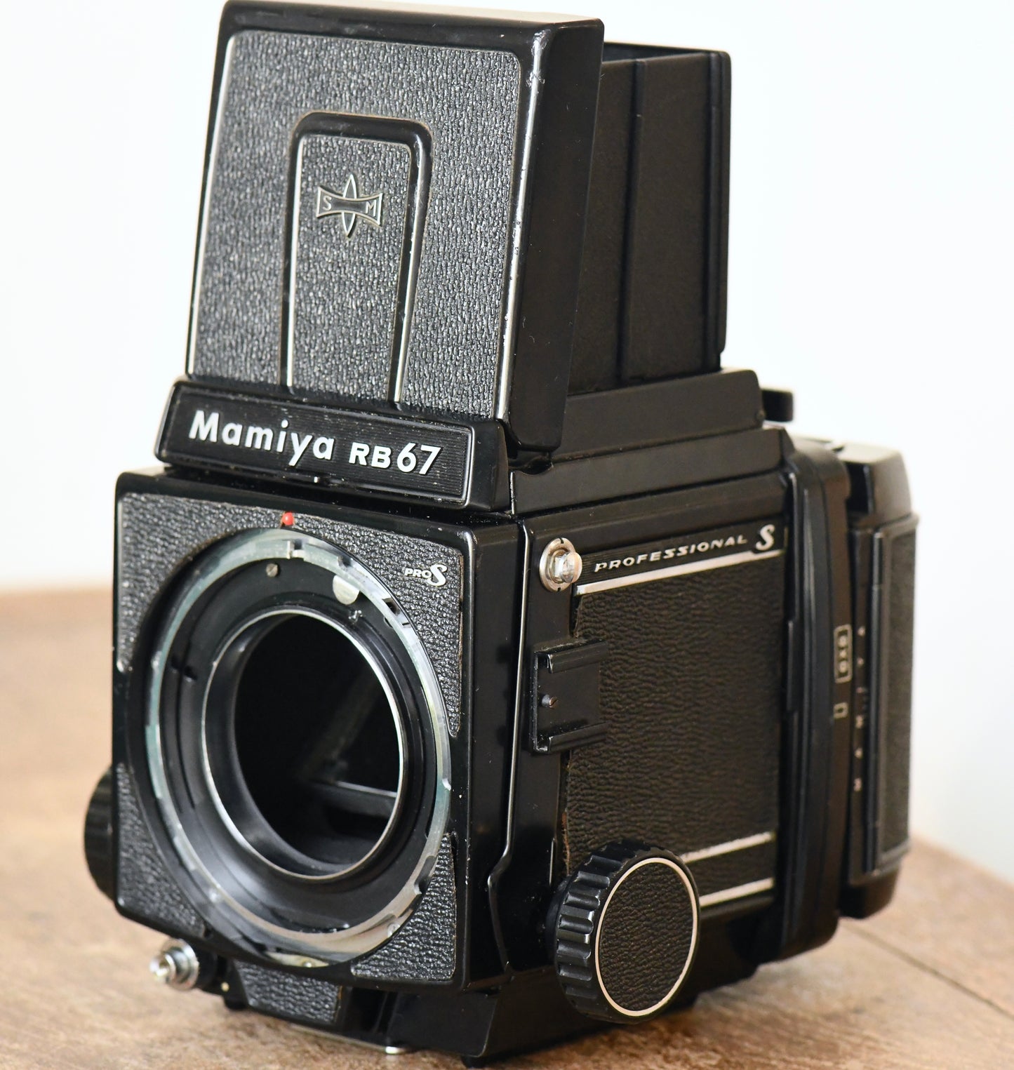 Mamiya RB67 Pro S Medium Format Camera Body + 120 Back + WLF - New Light Seals