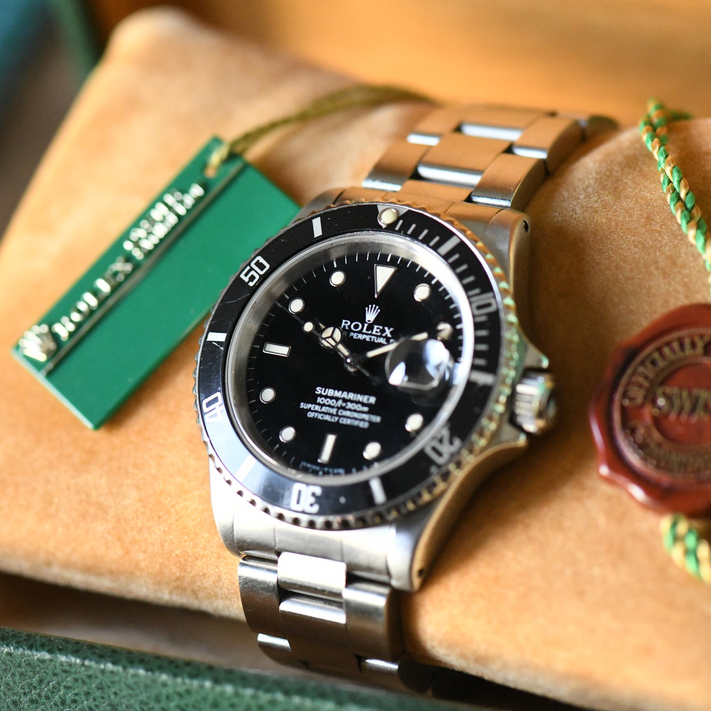 Rolex Submariner Date 16610 Oyster Perpetual 1994 S Serial Dive Watch Boxed Set