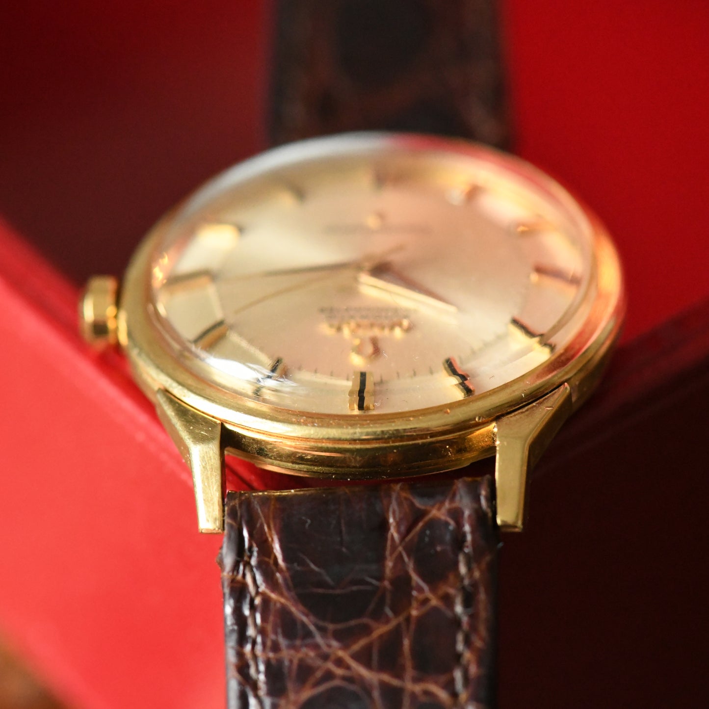 Omega Constellation 18k Solid Gold Pie Pan - Dog Leg - 18ct - 1962 - Men's Watch