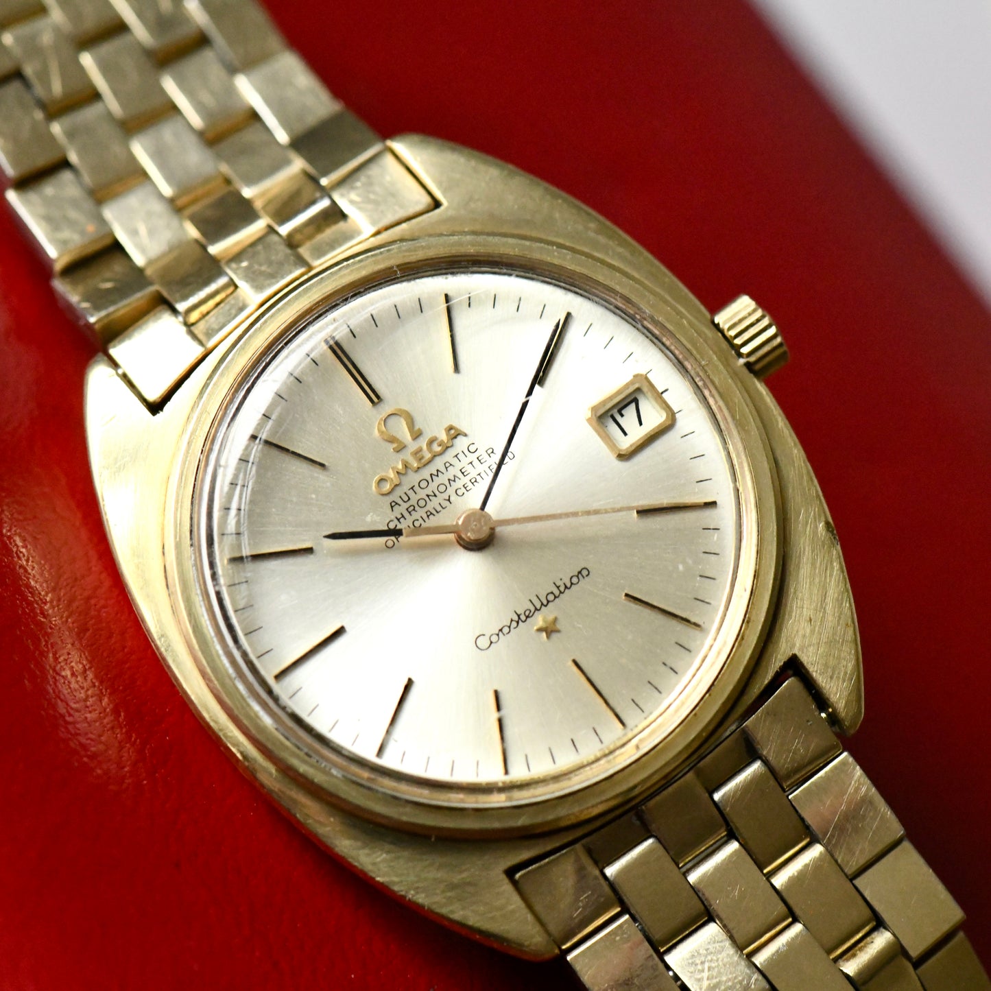 Omega Constellation C Case Automatic Gold Capped Watch Cal.561 1966 Ref.168.017