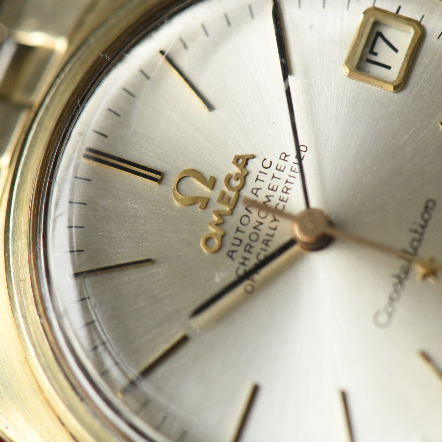 Omega Constellation C Case Automatic Gold Capped Watch Cal.561 1966 Ref.168.017