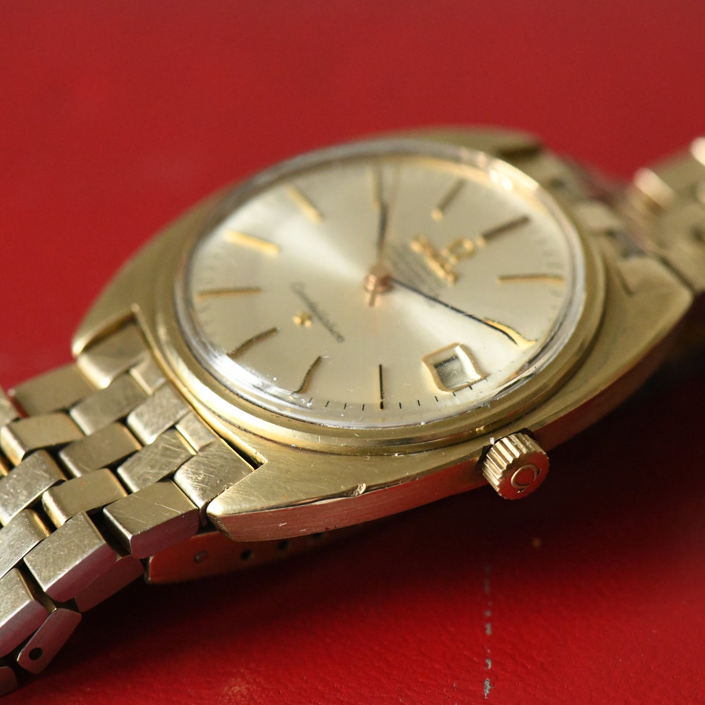 Omega Constellation C Case Automatic Gold Capped Watch Cal.561 1966 Ref.168.017