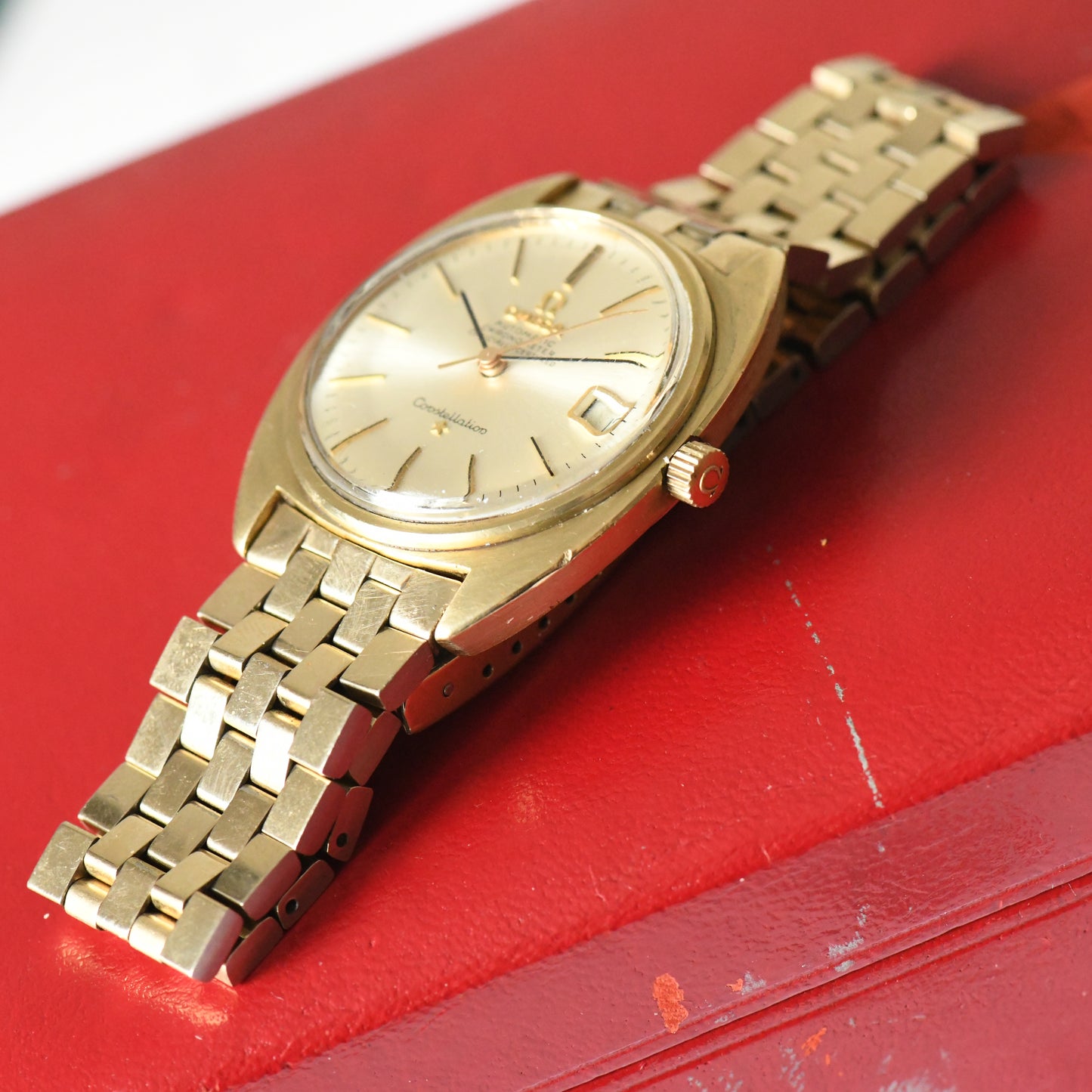 Omega Constellation C Case Automatic Gold Capped Watch Cal.561 1966 Ref.168.017