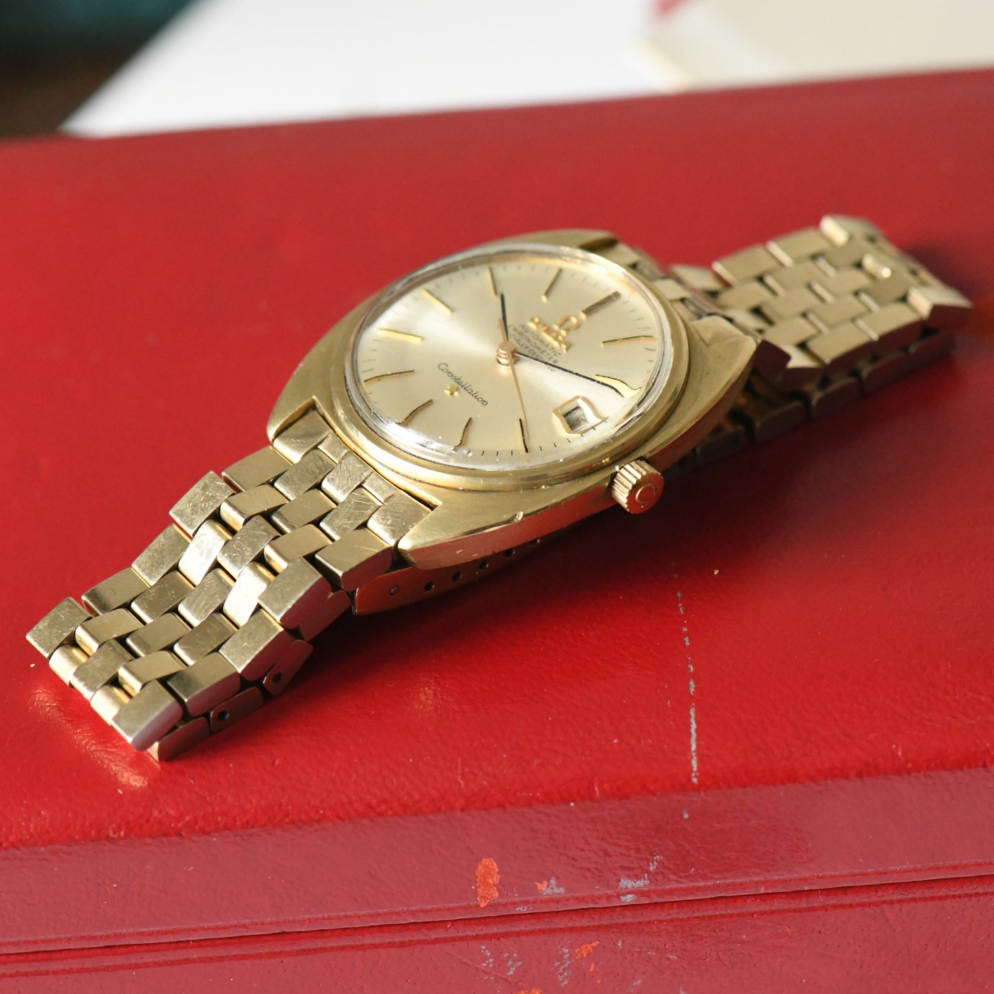 Omega Constellation C Case Automatic Gold Capped Watch Cal.561 1966 Ref.168.017