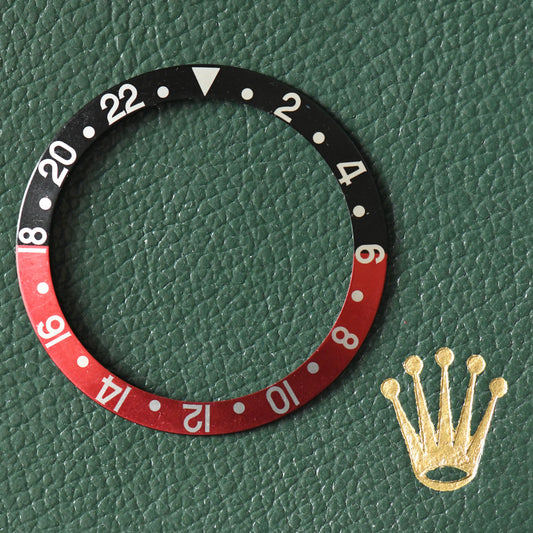 Rolex GMT Master II 16710 / 16700 Coke Bezel Insert Red & Black Serif