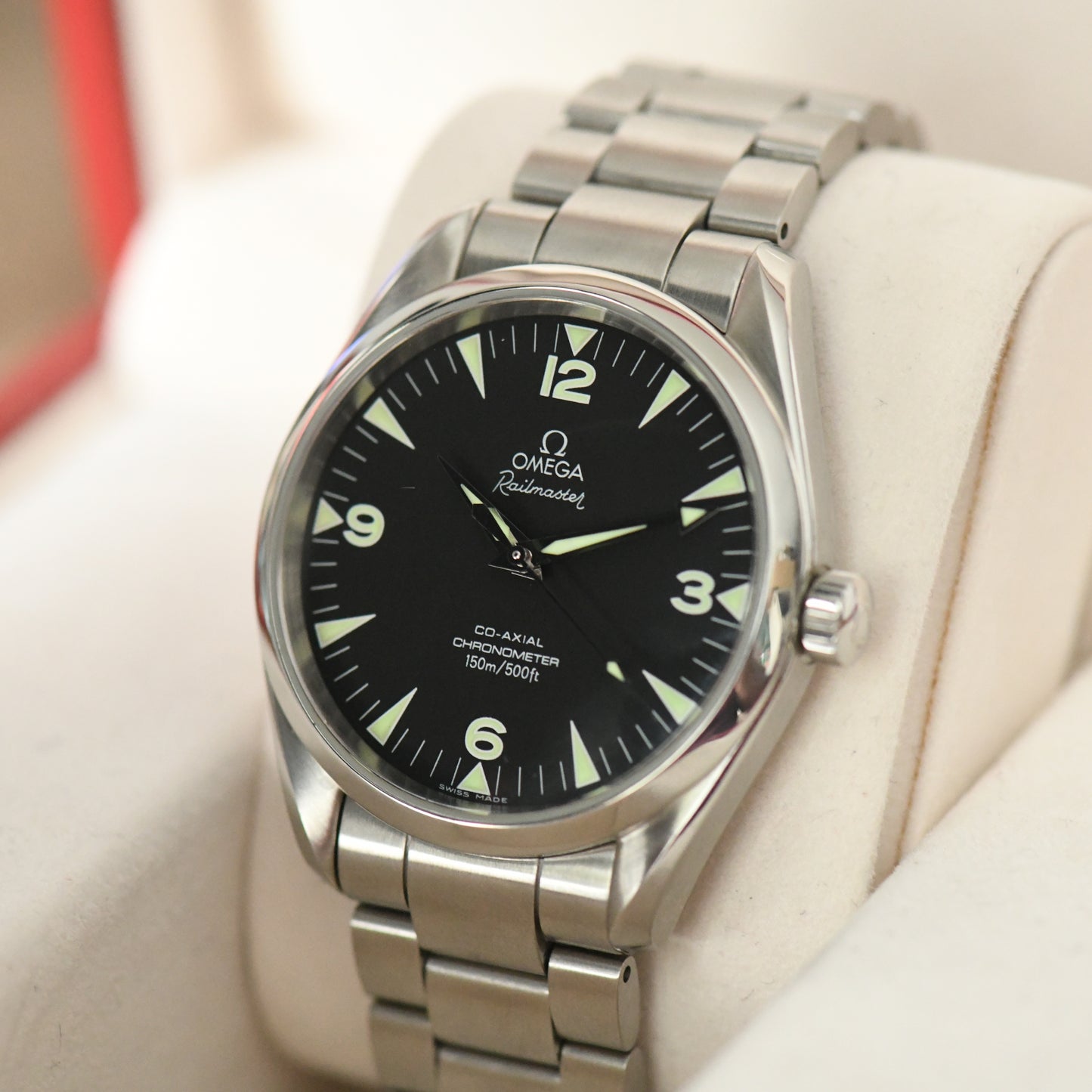 Omega Railmaster Seamaster 41mm Automatic Watch 2502.52 Full Set - Box & Papers