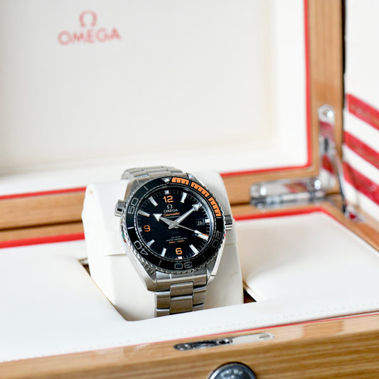 Omega Seamaster Planet Ocean Co-Axial 44mm - Omega Serviced 2025 - Box & Papers