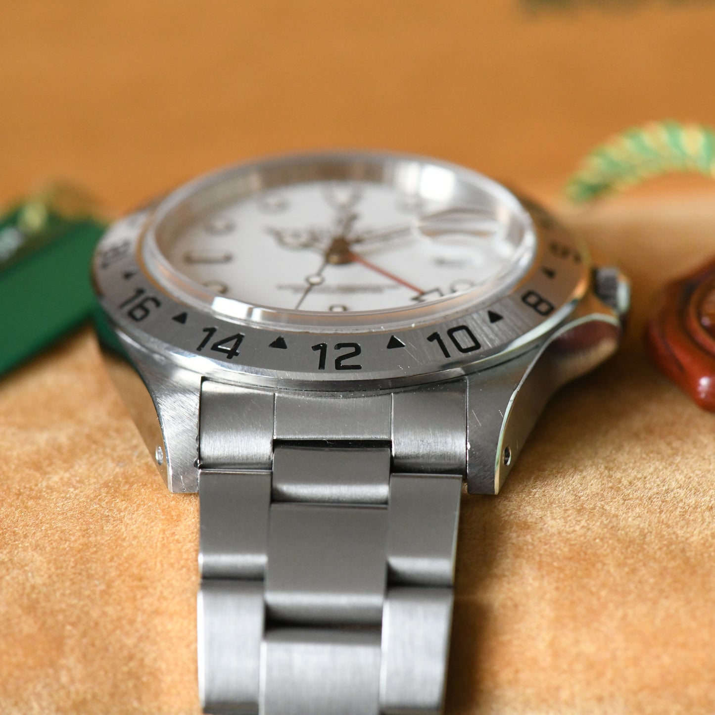 Rolex Explorer II Polar White Dial Oyster U Serial 1998 16570 - Boxed Set