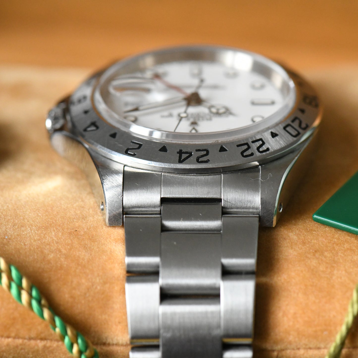 Rolex Explorer II Polar White Dial Oyster U Serial 1998 16570 - Boxed Set