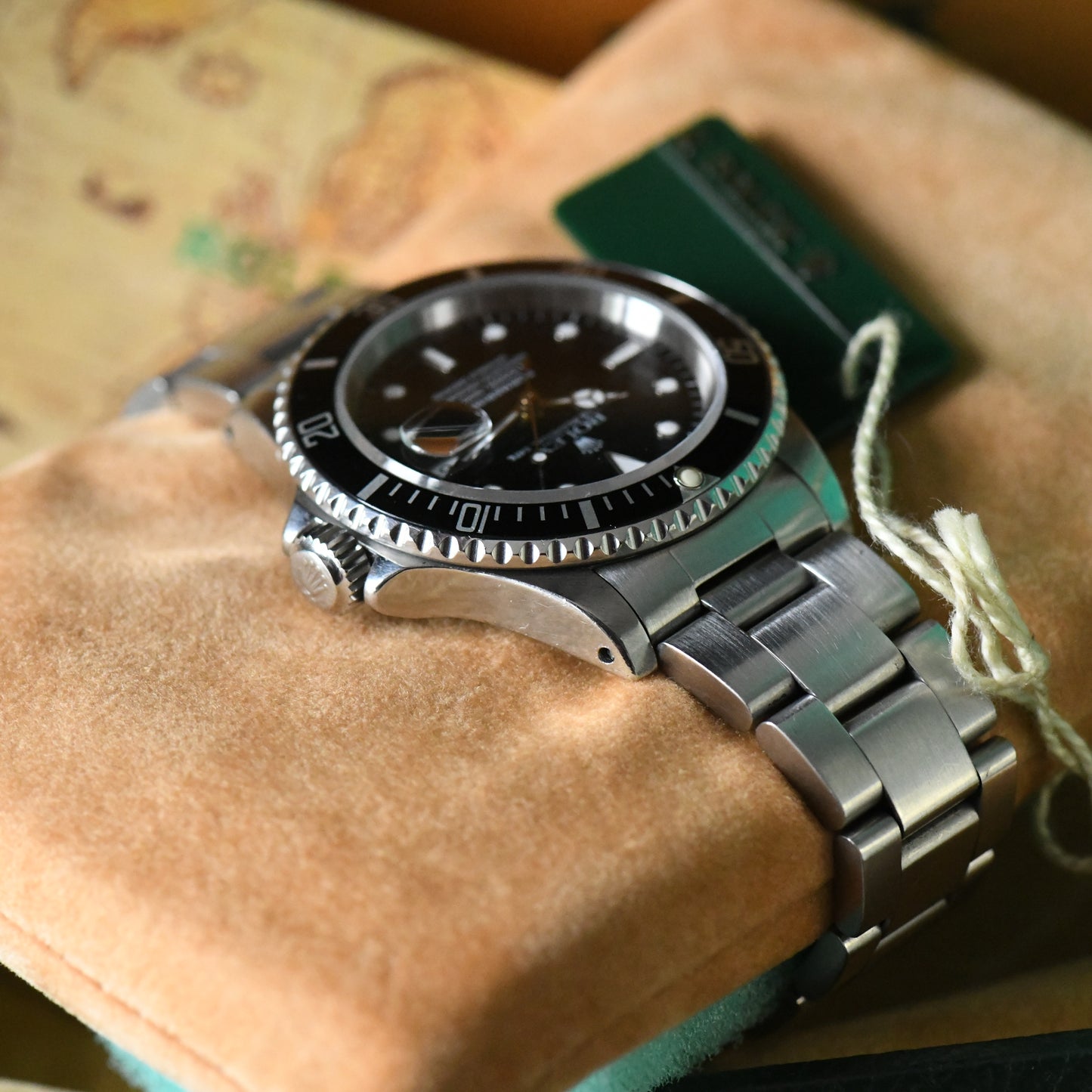 Rolex Submariner Date 16610 Oyster Perpetual 1991 X Serial Dive Watch Boxed Set