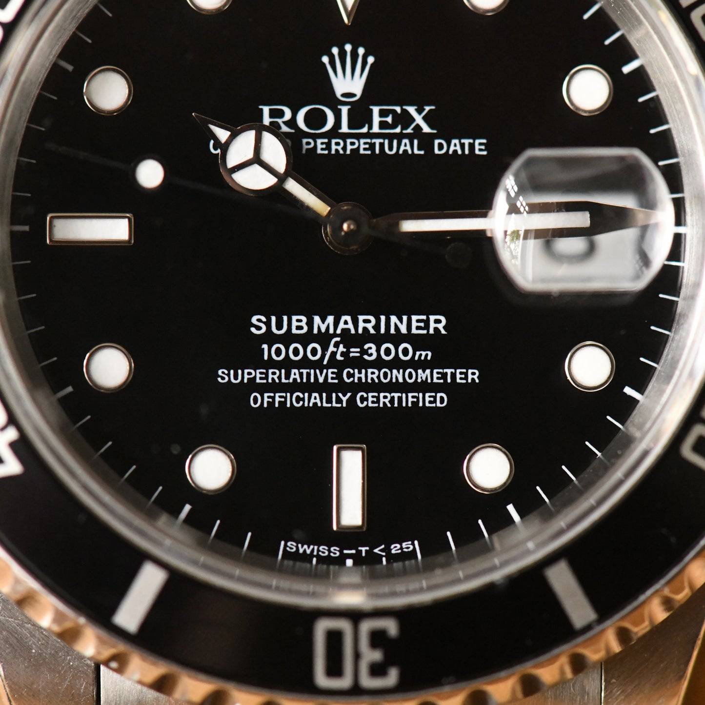 Rolex Submariner Date 16610 Oyster Perpetual 1991 X Serial Dive Watch Boxed Set