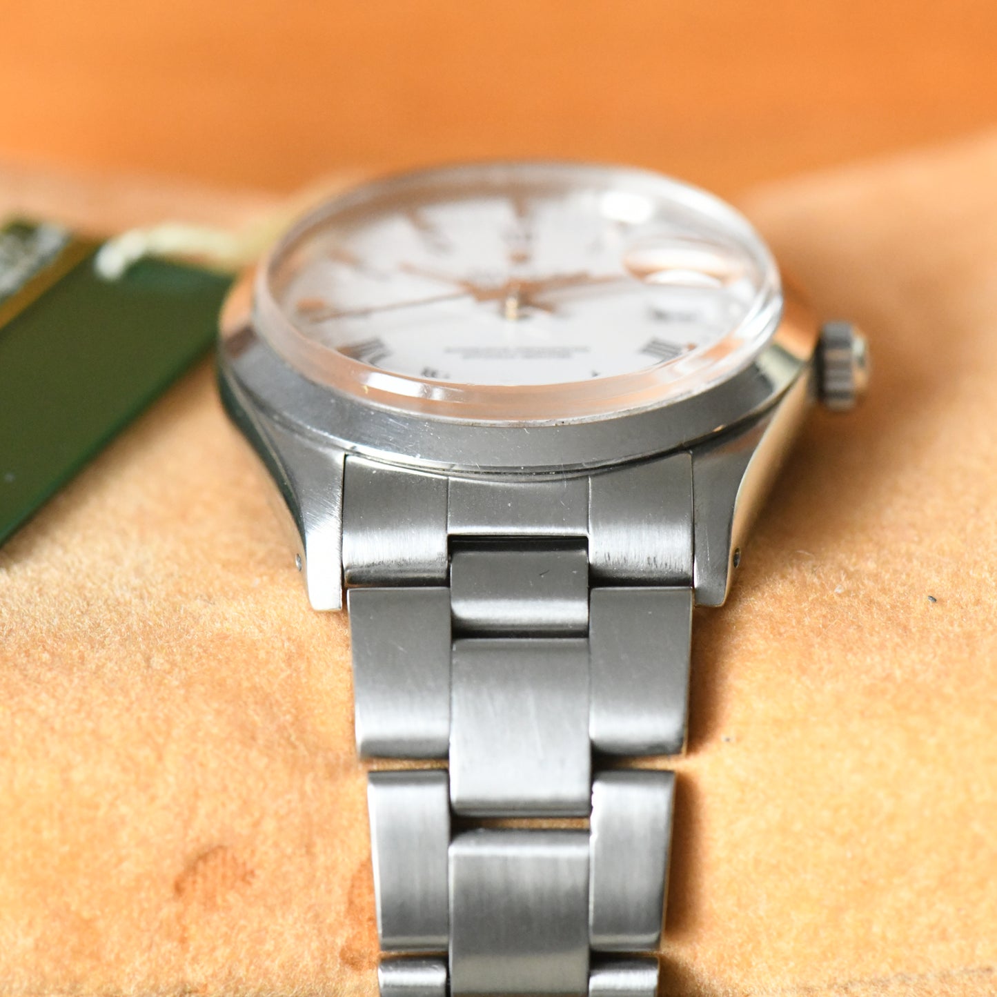 Rolex Oyster Perpetual Date 15000 - White Dial - Roman Numerals - 1982 - Boxed