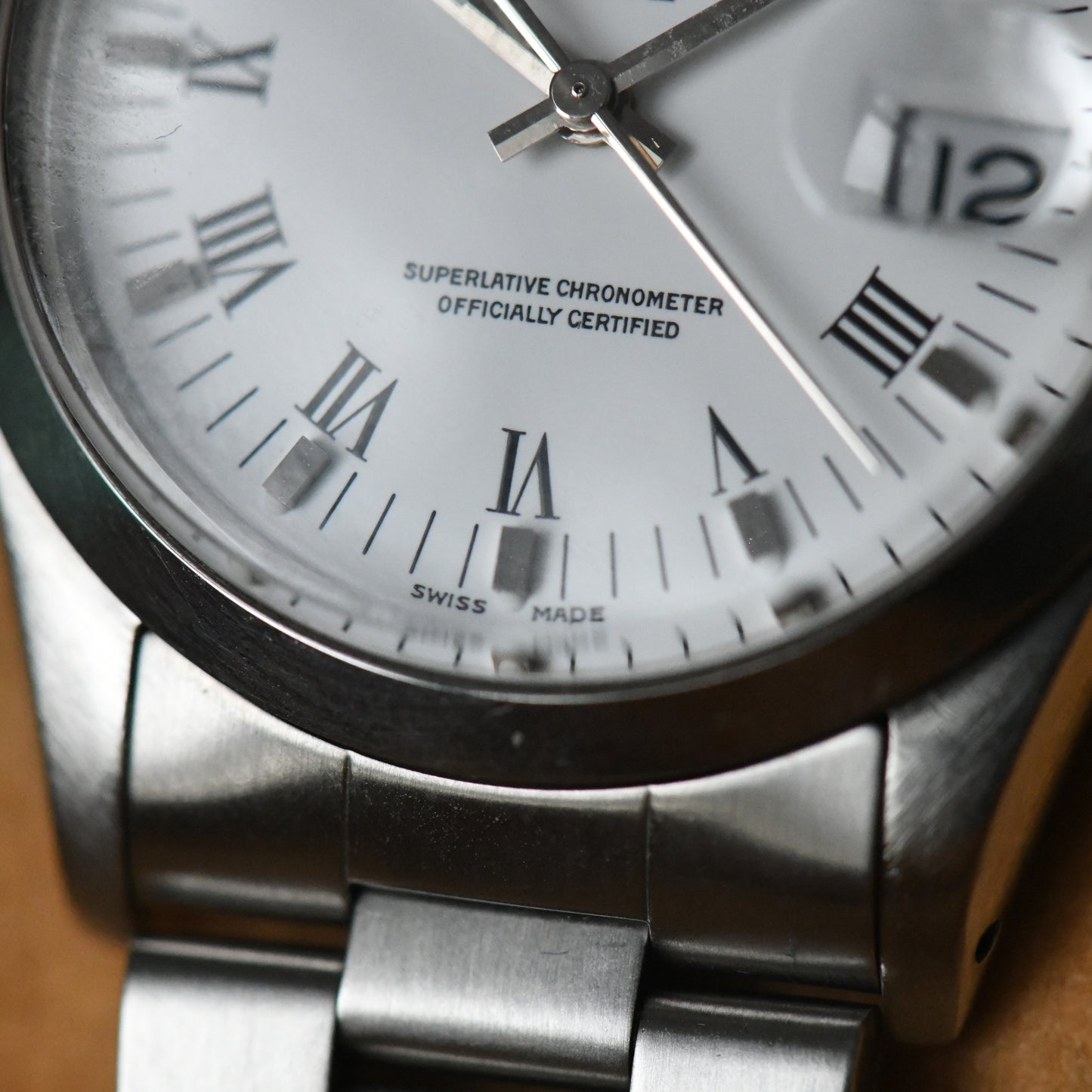 Rolex Oyster Perpetual Date 15000 - White Dial - Roman Numerals - 1982 - Boxed