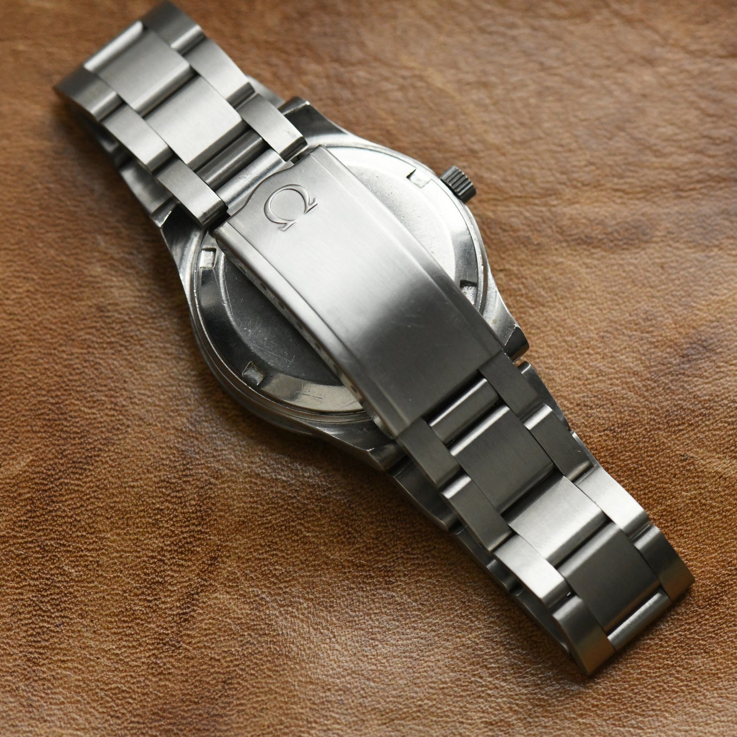 Omega Genève Automatic Day-Date Slate Grey 1973 Men's Watch 36mm Cal.1022