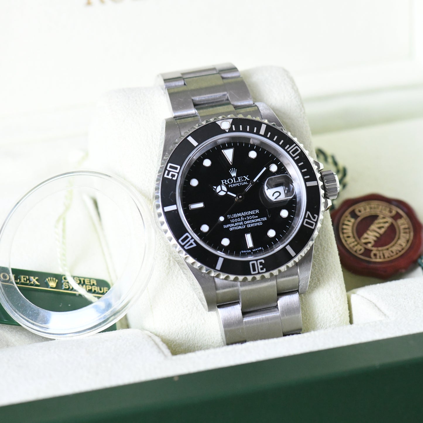 Rolex Submariner Date 16610 Oyster Perpetual 2007 Part Stickered - Full Set B&P