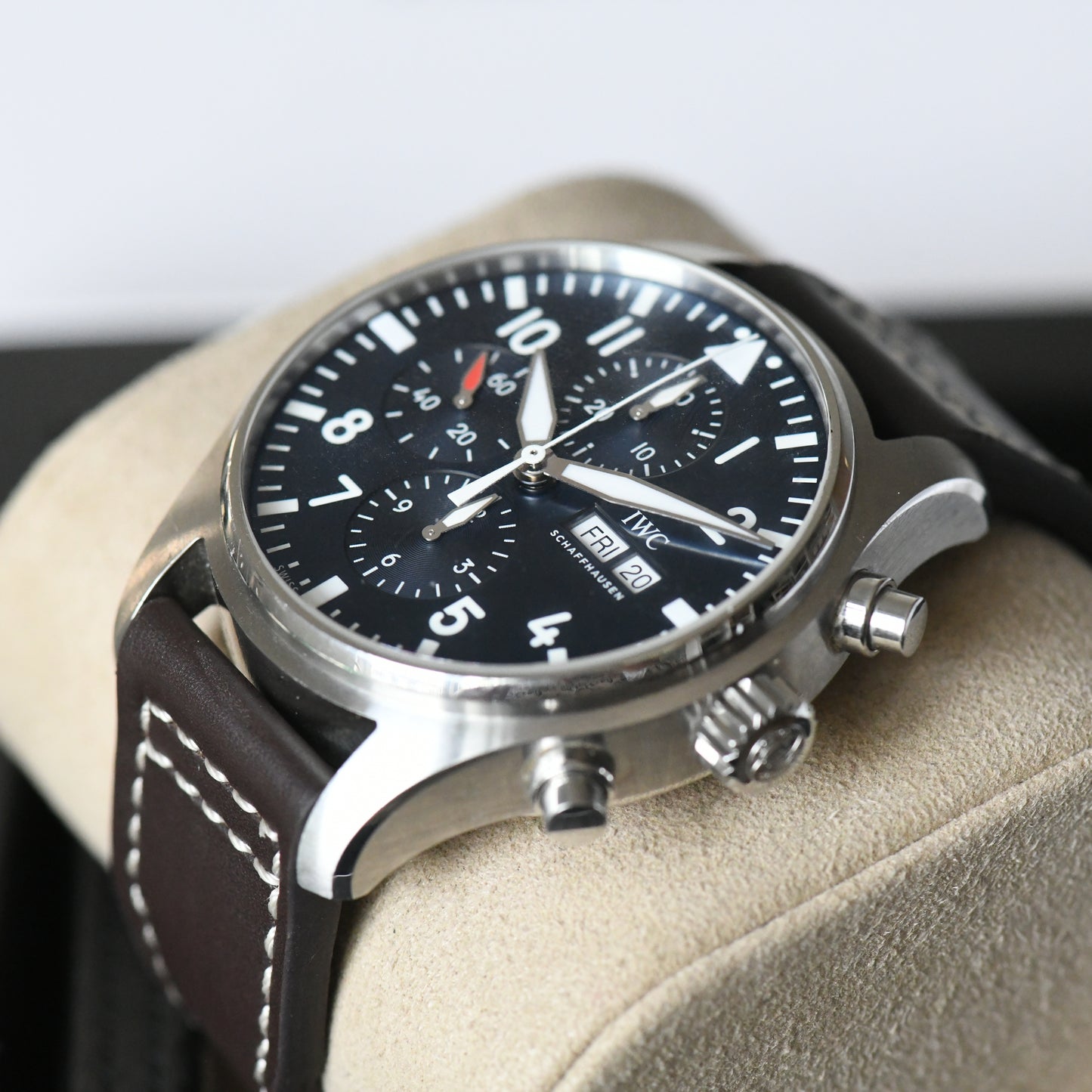 IWC Pilot Chronograph IW377714 Le Petit Prince Blue Dial Full Set 2020 B&P