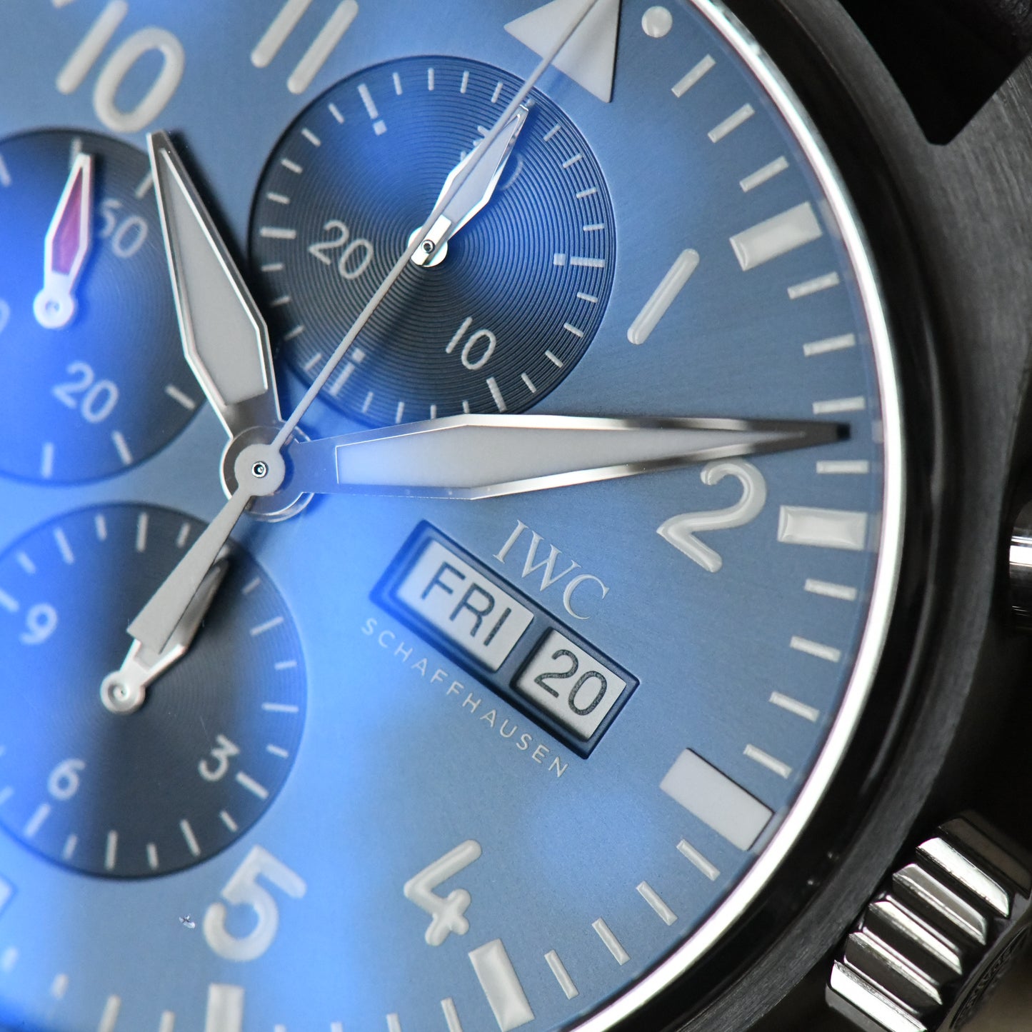IWC Pilot Chronograph IW377714 Le Petit Prince Blue Dial Full Set 2020 B&P